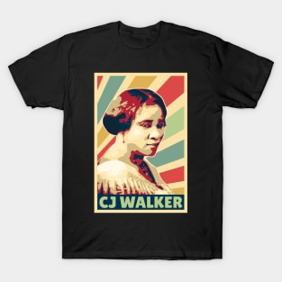 Madam CJ Walker Vintage Colors T-Shirt